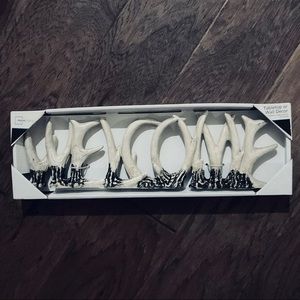 NEW Rustic Farmhouse Cabin Decor | Deer Antler Welcome